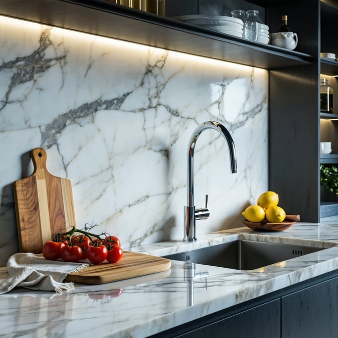 how to clean marble countertops