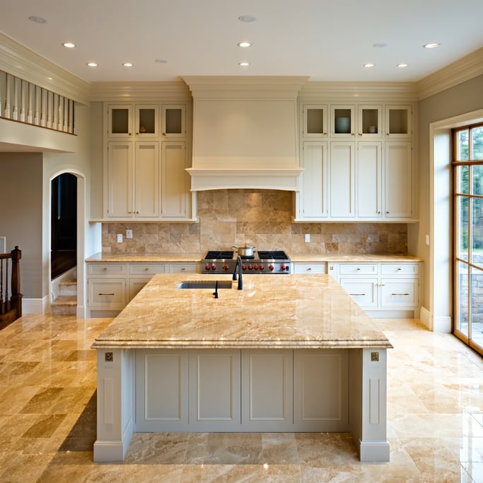 Why Travertine Countertops Are Ideal for Kitchens