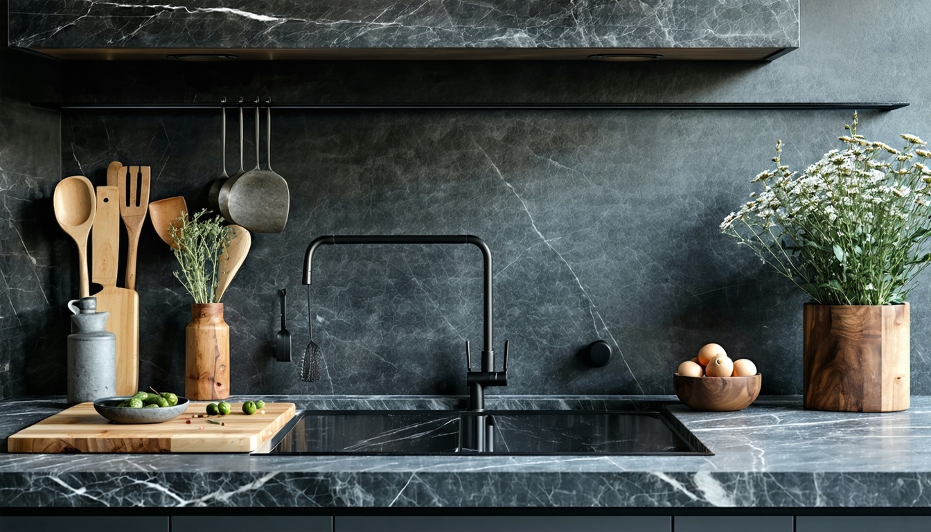 Soapstone has a rustic aesthetic and timeless charm It doesnt require sealing is non porous and is naturally heat resistantIt can be easily scratched but those marks blend into its patina or can be sanded out Soapstone develops a darker richer look o
