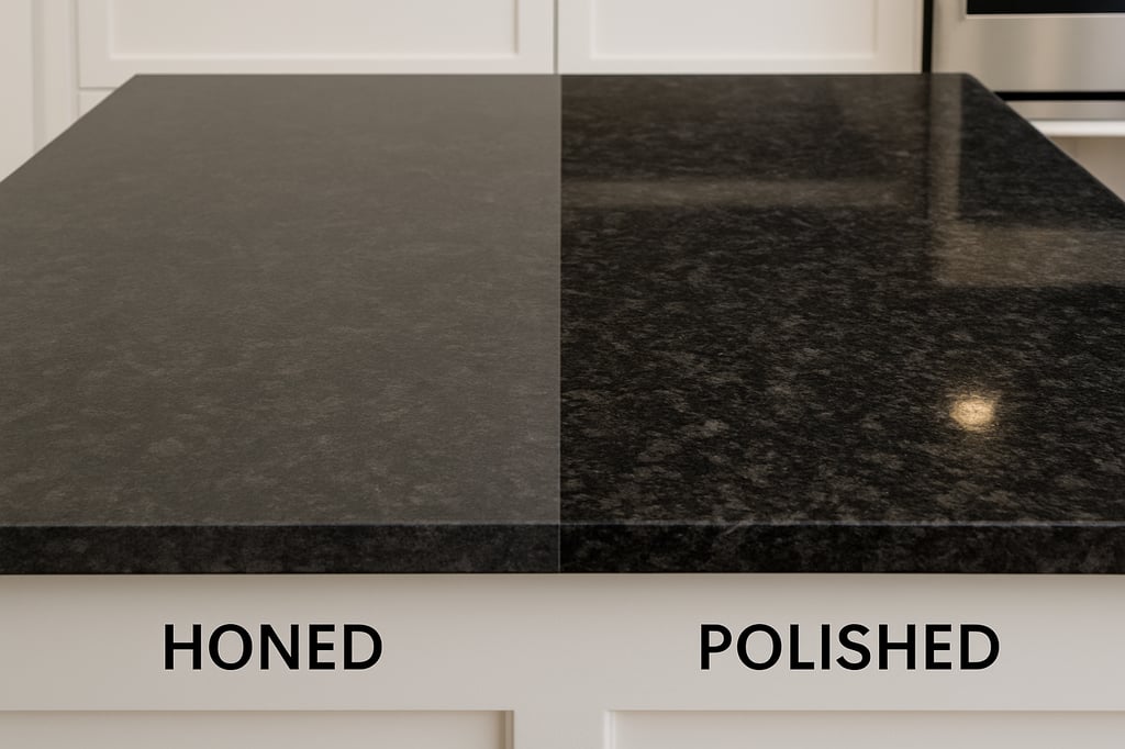 Honed vs. Polished Granite