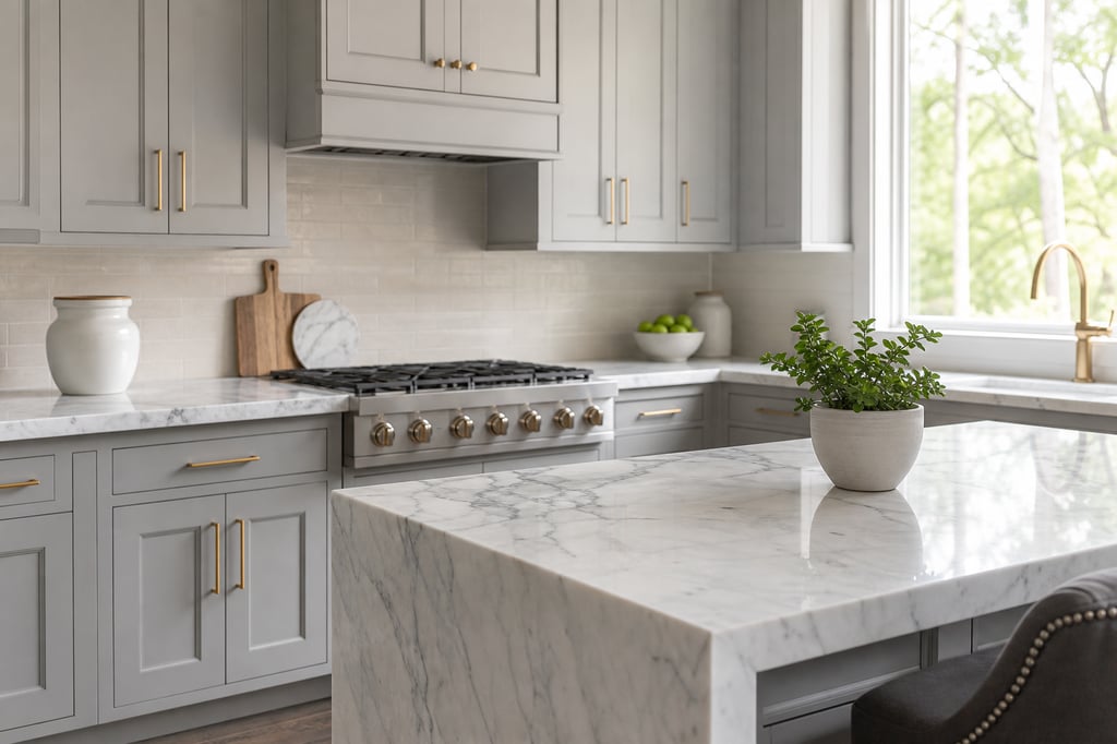 What Color Cabinets Go With Carrara Marble Countertops?