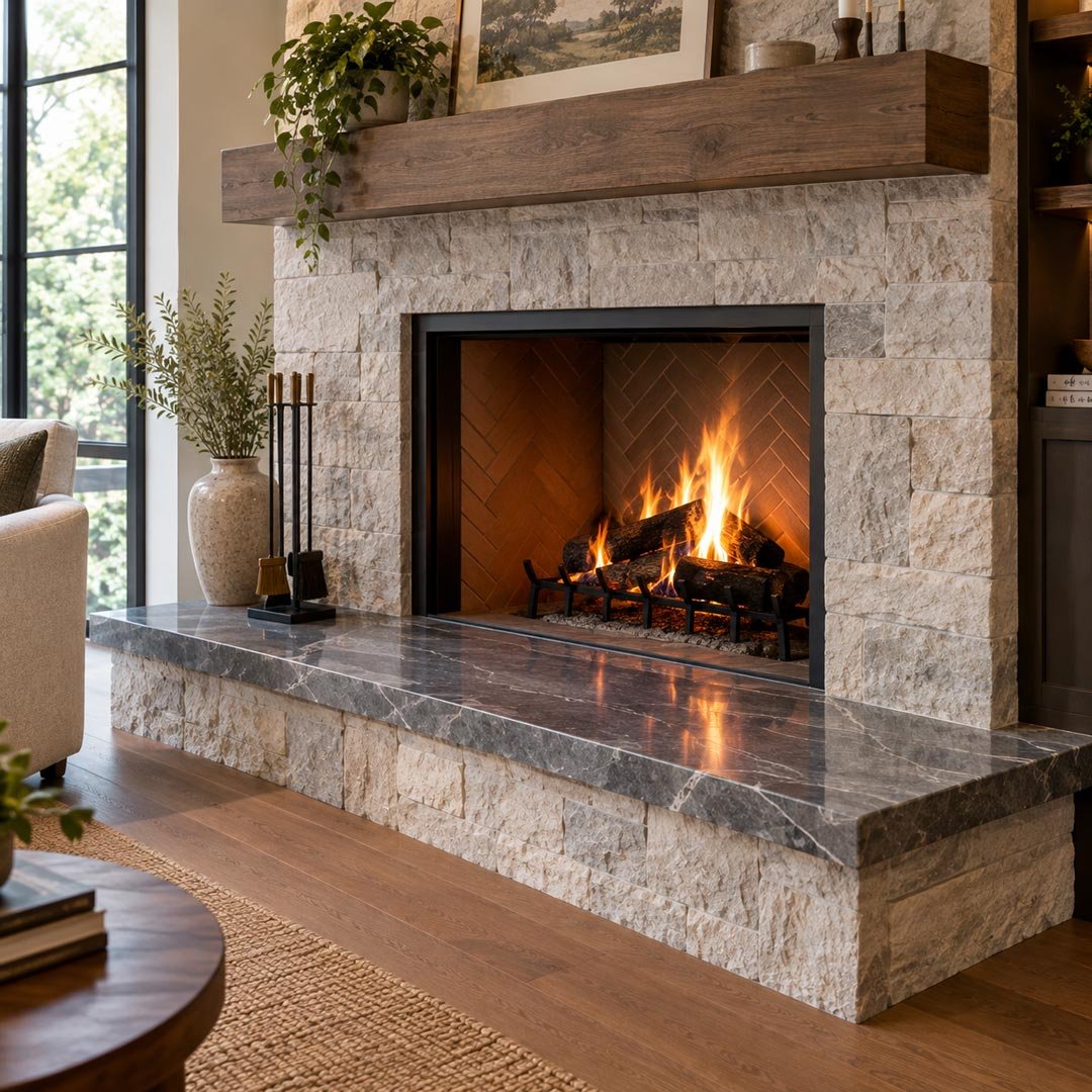 Fireplace Hearths - Granite Guy Southborough MA
