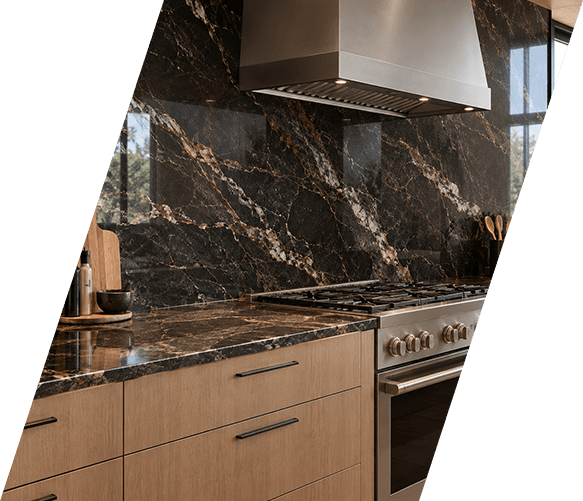 Full Height Backsplash - Granite Guy