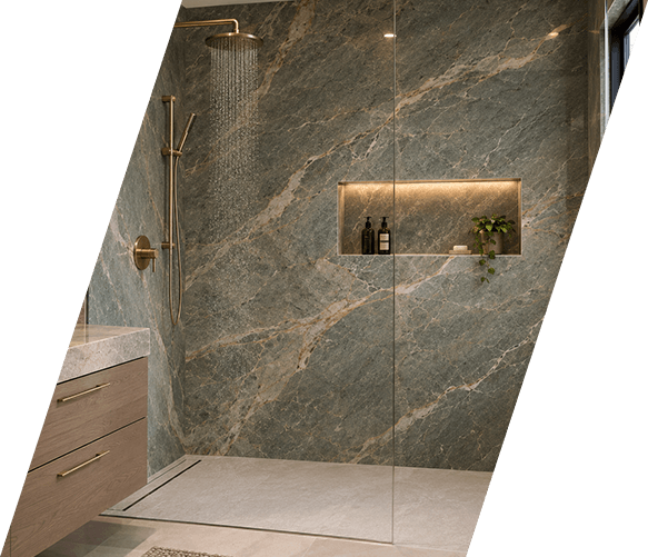 Slab Shower Walls - Granite Guy