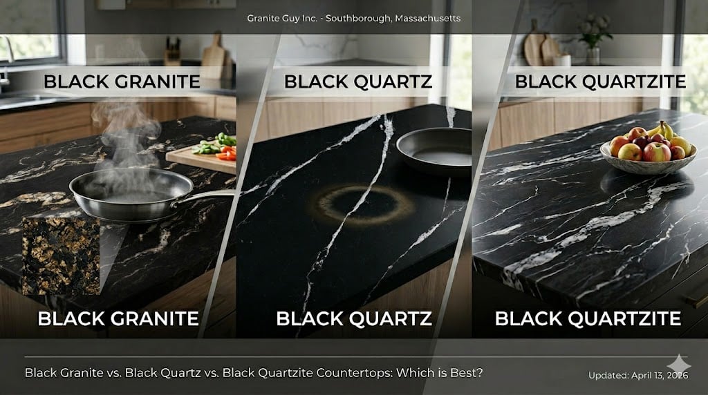 Black Granite vs Black Quartz vs Black Quartzite: Which Is Best?
