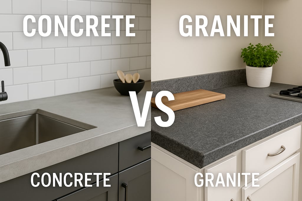 Concrete vs. Granite: Which Countertop Offers Better Value?