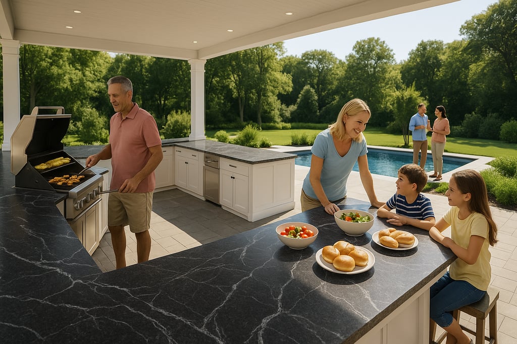 Top Granite Colors for Outdoor Countertops
