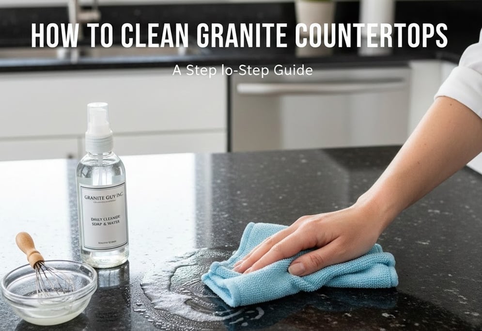 How to Clean Granite Countertops: A Step-by-Step Guide