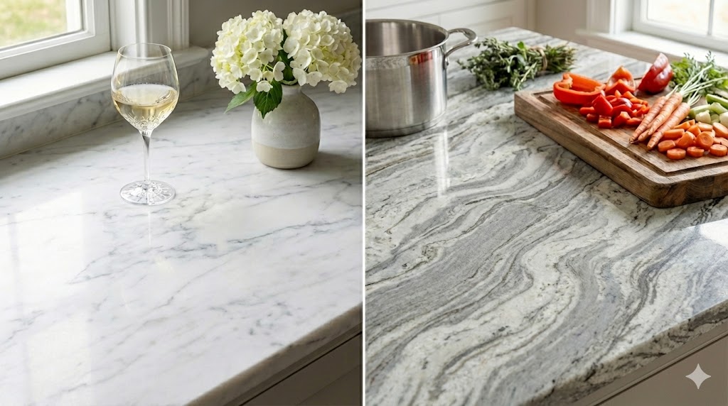 Marble or Granite? Which is Best for Your MA Kitchen?