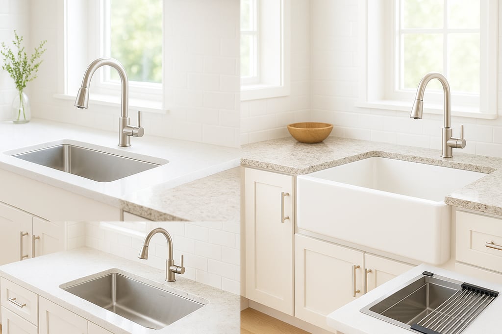 Best Kitchen Sinks: Top Styles That Go With Your New Kitchen Counters