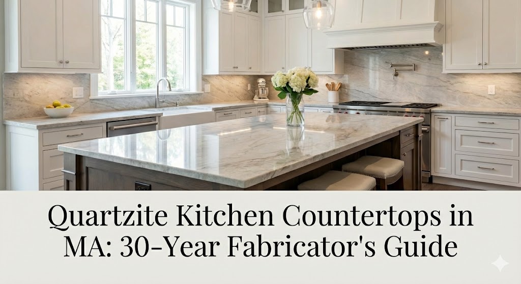 Quartzite Kitchen Countertops | 30-Year MA Fabricator's Guide