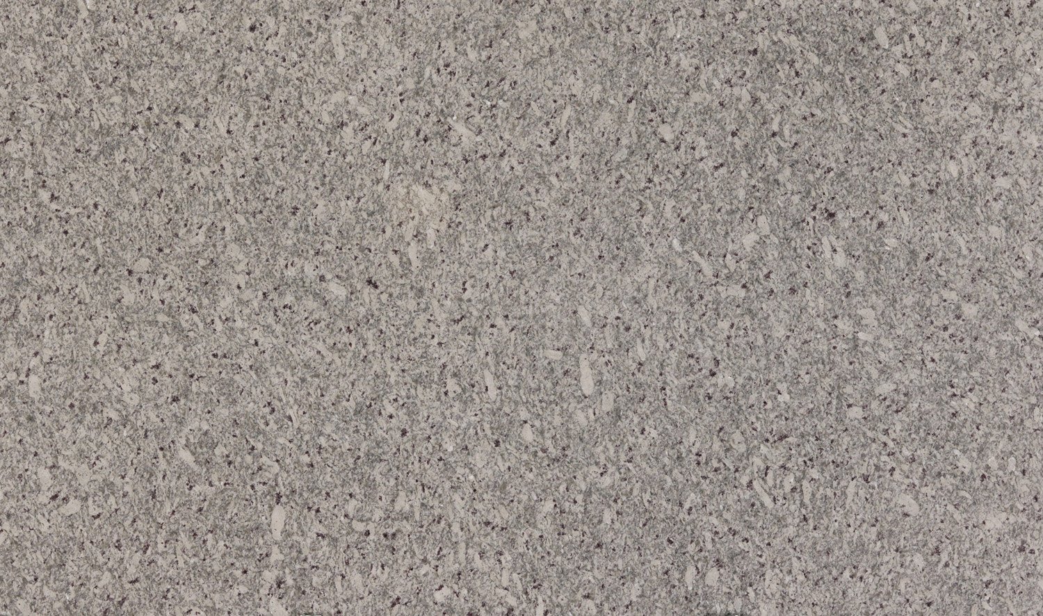Moon White granite countertops with soft gray and white speckled patterns, perfect for kitchen countertops and bathrooms by Granite Guy Inc.
