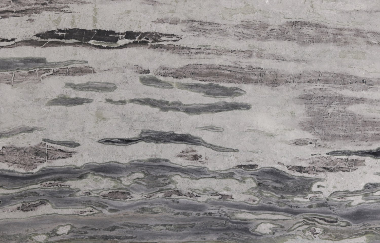 Python granite countertops with unique gray, white, and black flowing patterns, perfect for kitchen countertops by Granite Guy Inc.