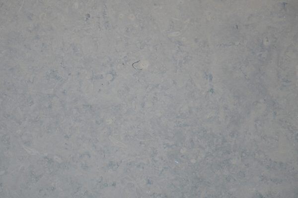 Limestone Ataija Azul Honed countertops, soft blue-gray tone with subtle fossil texture, great for kitchen or bathroom countertops. Limestone by Granite Guy Inc.