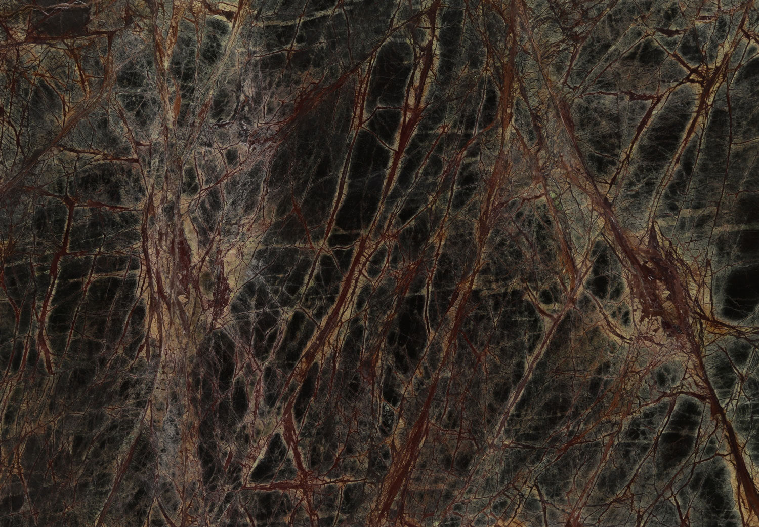 Rain Forest Green marble countertops with deep green tones and striking veining, perfect for kitchen countertops by Granite Guy Inc.