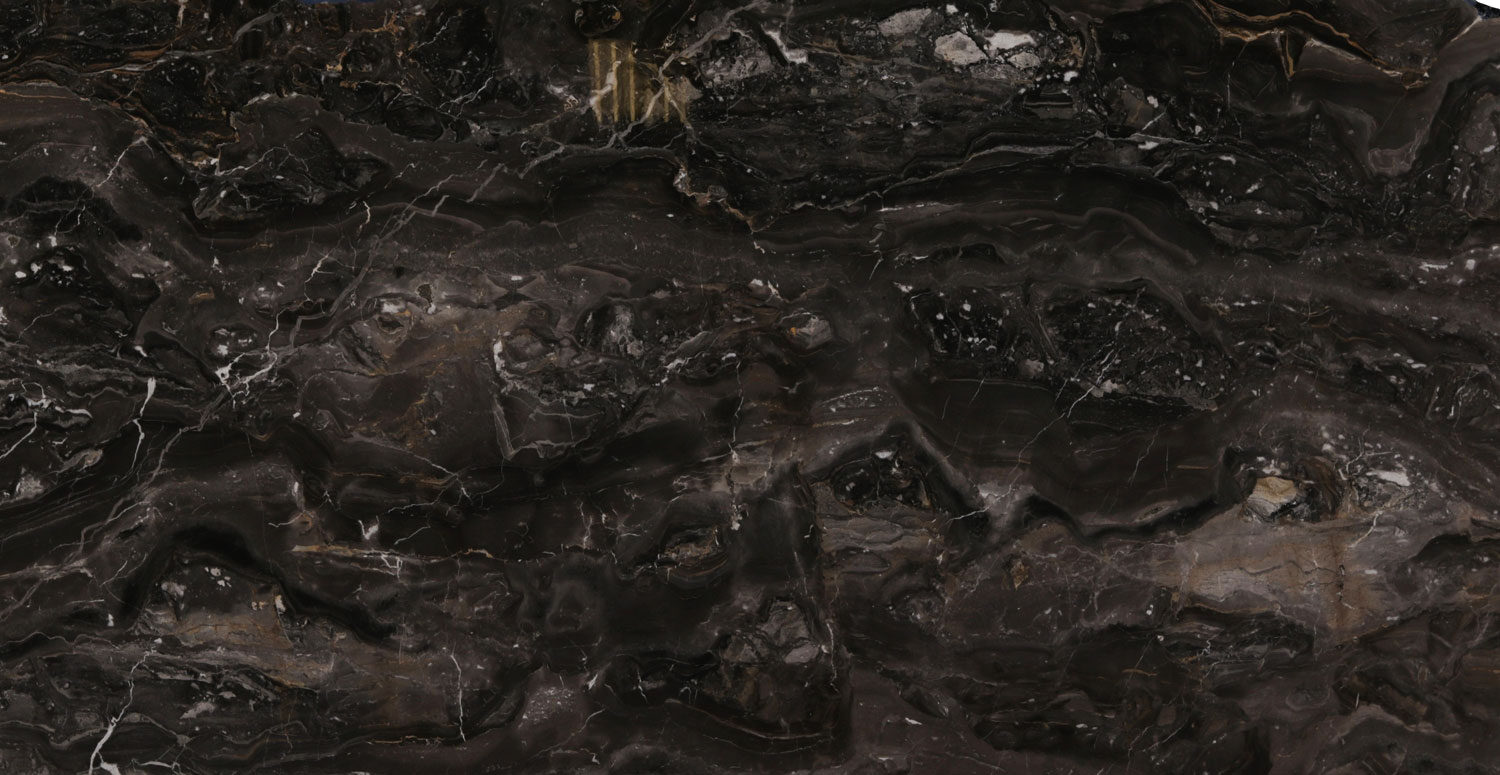 Arabescato Orobico marble countertops with bold black tones and dramatic white veining, perfect for kitchen countertops by Granite Guy Inc.