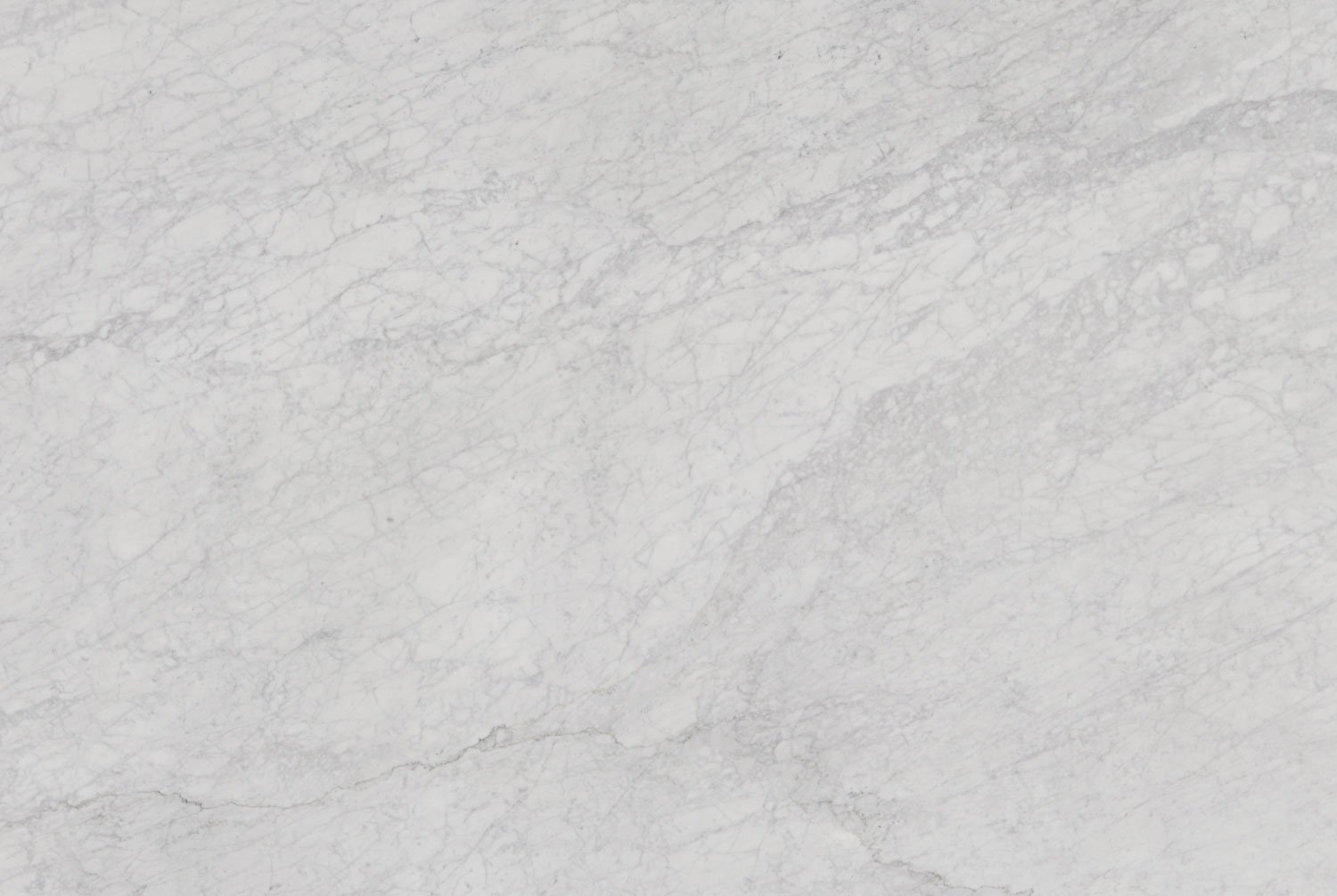 Bianco Gioia marble countertops with delicate gray patterning, ideal for luxury kitchen countertops by Granite Guy Inc.