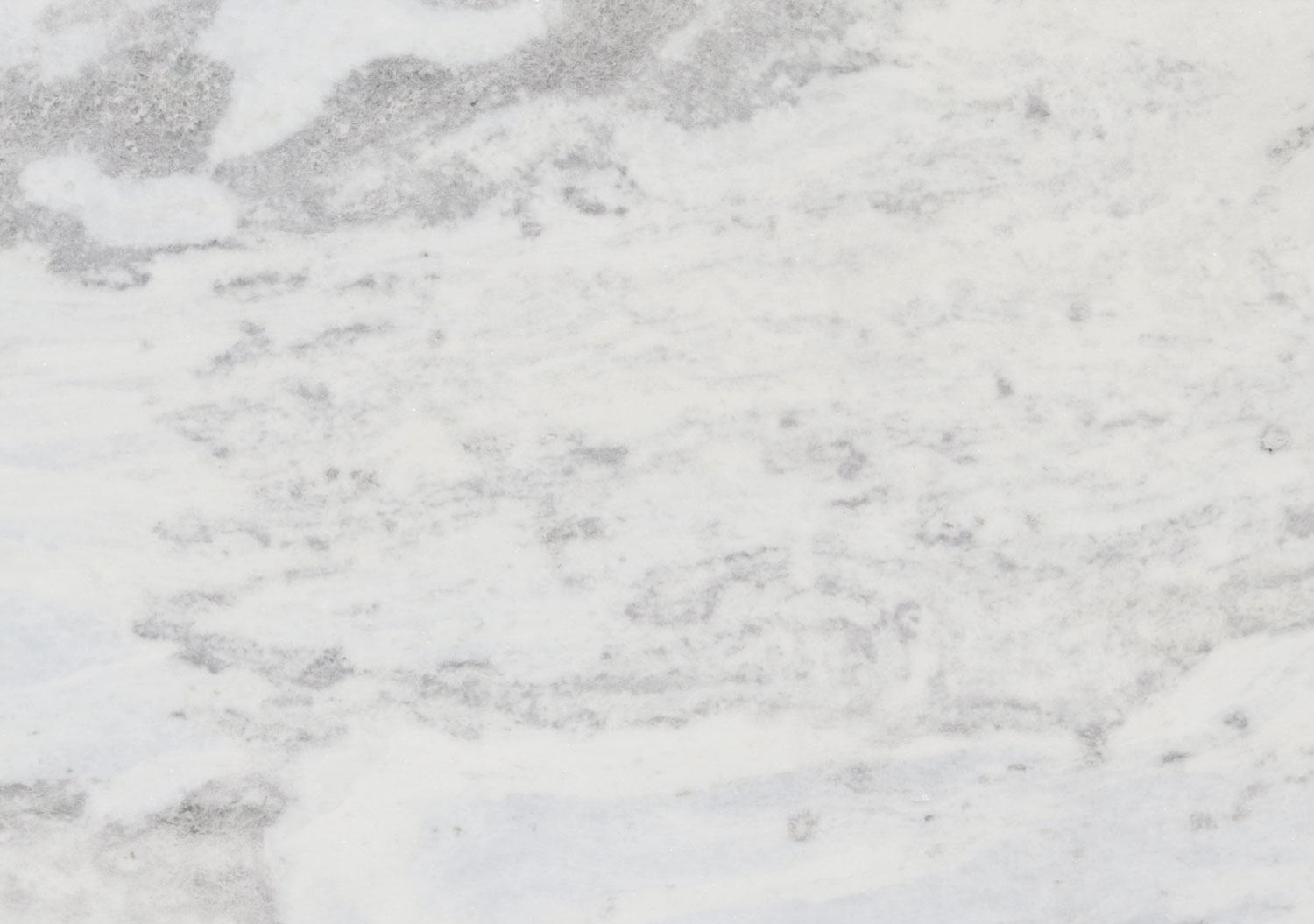 Bianco Impala marble countertops with a soft white background and delicate gray patterning, ideal for modern kitchen countertops by Granite Guy Inc.