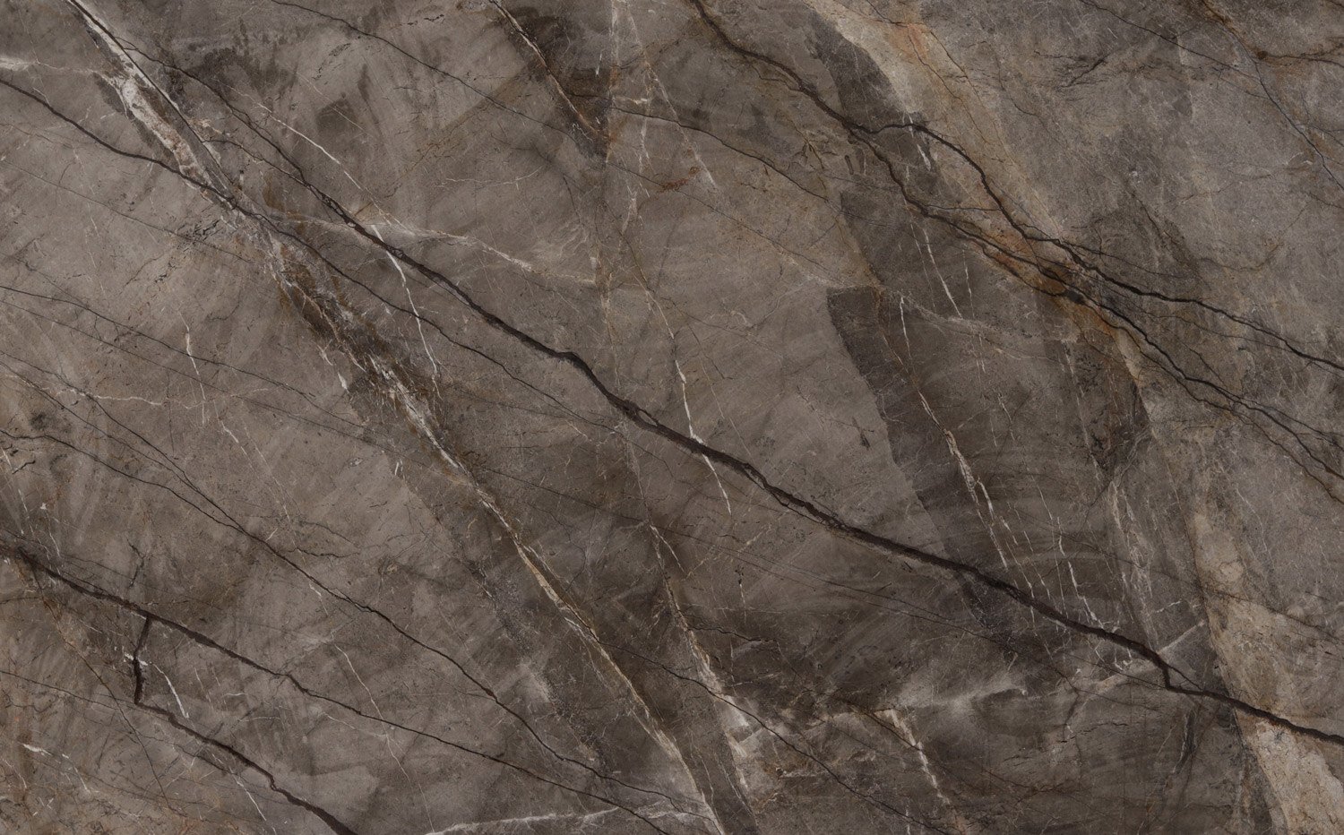 Harmony Grey marble countertops with rich gray tones and bold veining, perfect for kitchen countertops and fireplaces by Granite Guy Inc.