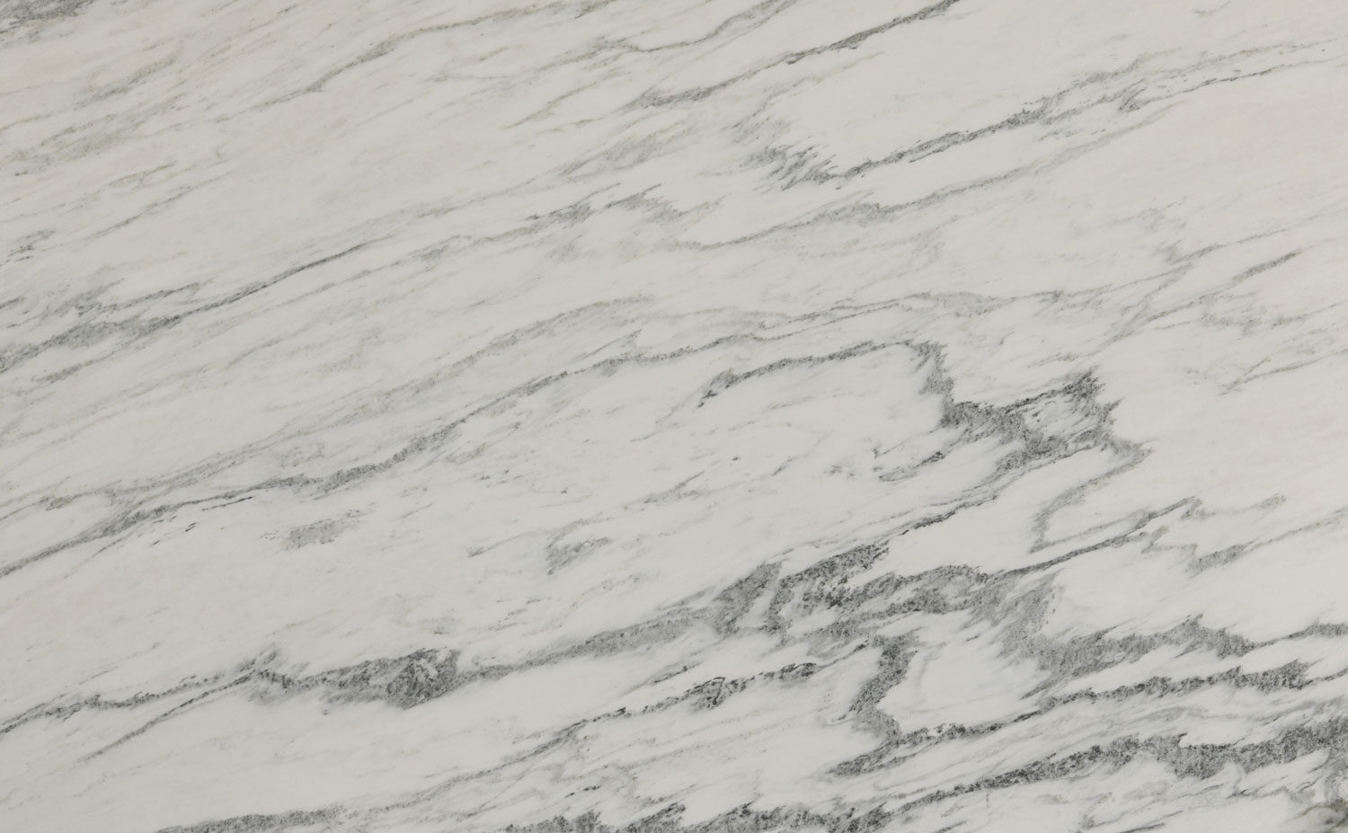Mont Blanc marble countertops with elegant gray and white flowing patterns, ideal for luxury kitchens and vanities by Granite Guy Inc.