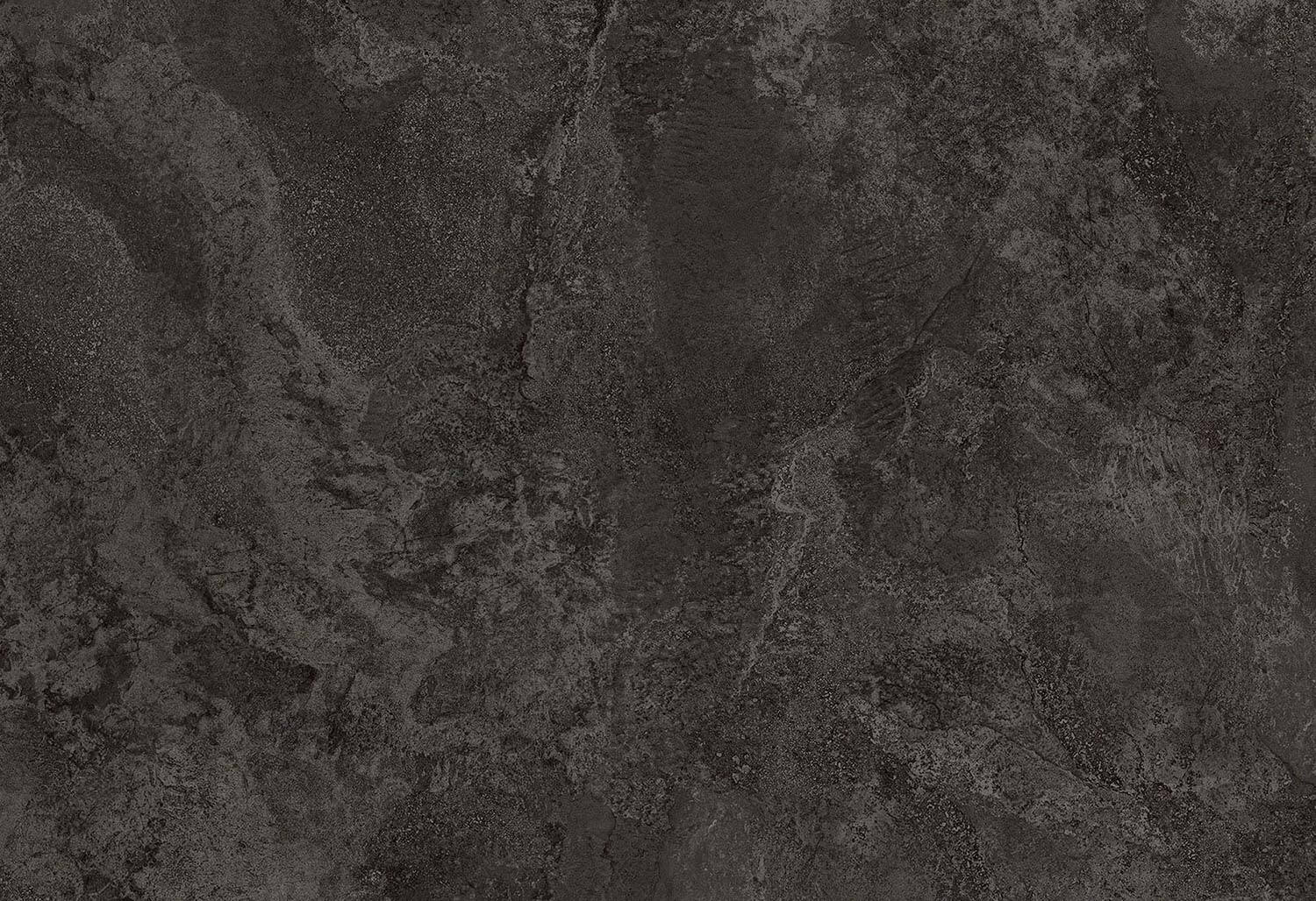 Neolith Krater countertops in a dark volcanic gray with rugged texture, ideal for kitchen countertops. Neolith porcelain by Granite Guy Inc.