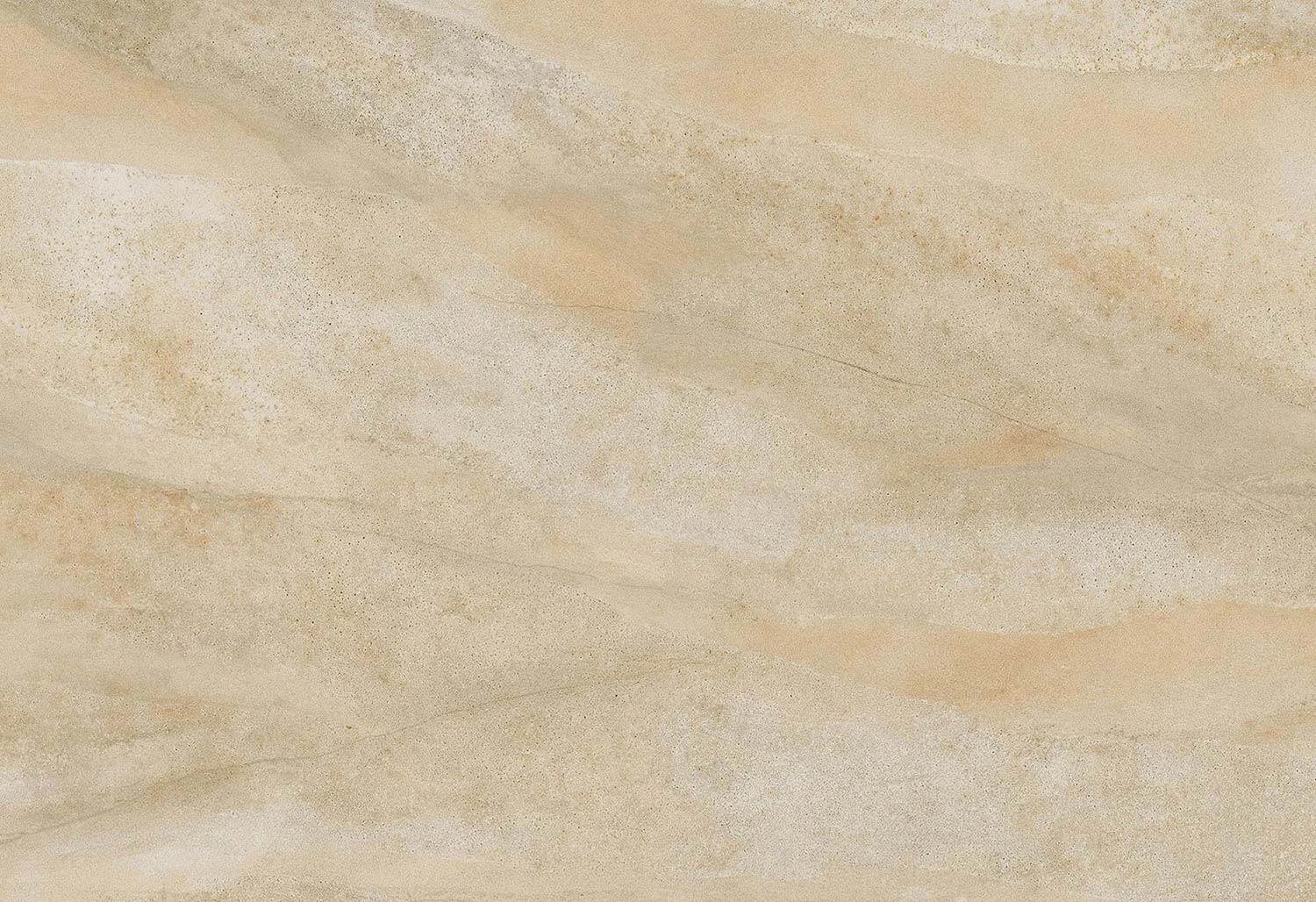 Neolith Mirrage countertops with soft beige waves and warm golden tones, perfect for kitchen countertops. Neolith porcelain by Granite Guy Inc.