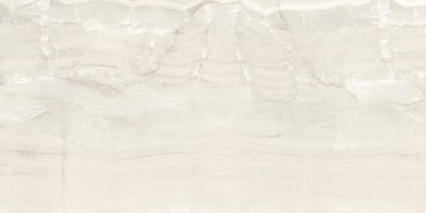 SapienStone Bright Onyx porcelain kitchen countertops with a soft white onyx-inspired pattern by Granite Guy Inc.