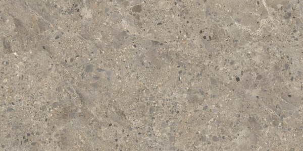 SapienStone Ceppo Varese porcelain kitchen countertops with earthy gray tones and textured stone look by Granite Guy Inc.