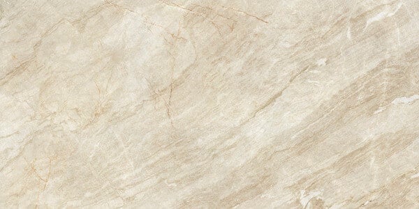 SapienStone Taj Mahal porcelain kitchen countertops with flowing beige and cream tones and soft veining by Granite Guy Inc.