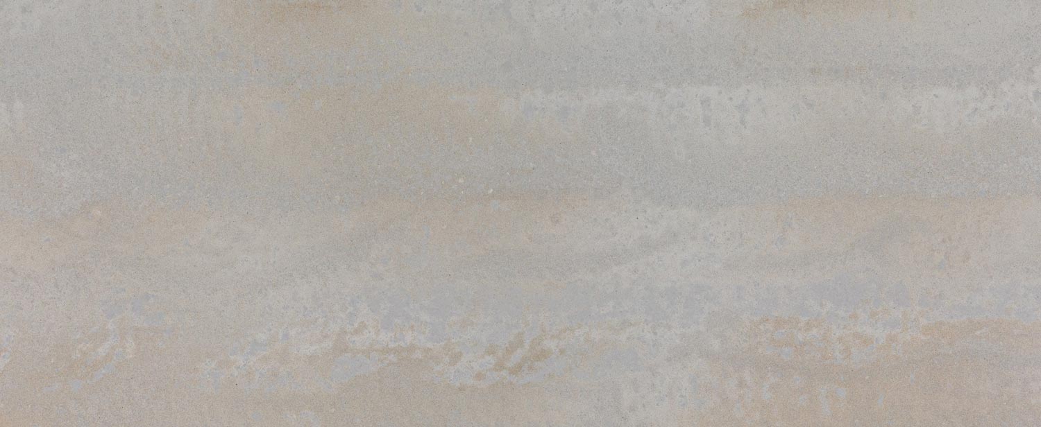 Caesarstone Quartz 4043 Primordia countertops with a weathered concrete look, perfect for kitchen countertops. Caesarstone quartz by Granite Guy Inc.