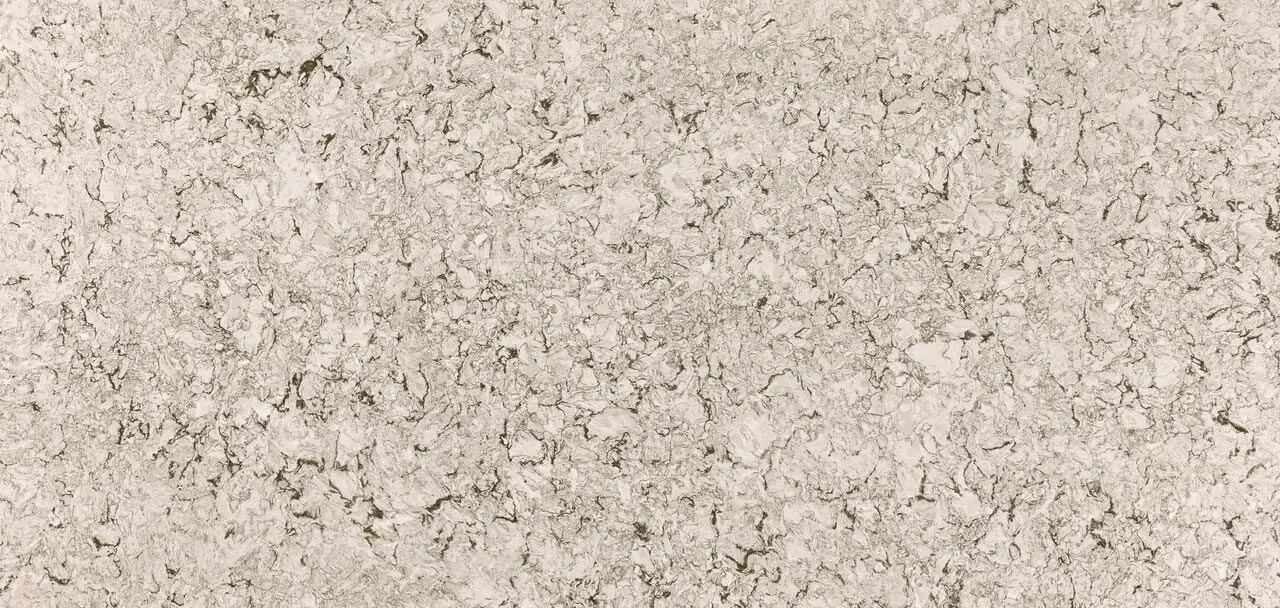 Cambria Quartz Axbridge countertops with intricate pattern and neutral palette, perfect for kitchen countertops by Granite Guy Inc.