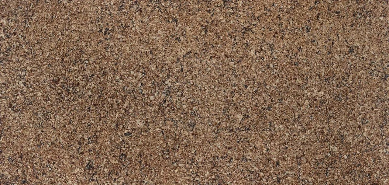 Cambria Quartz Canterbury countertops with rich brown tones and speckled pattern, perfect for kitchen countertops by Granite Guy Inc.