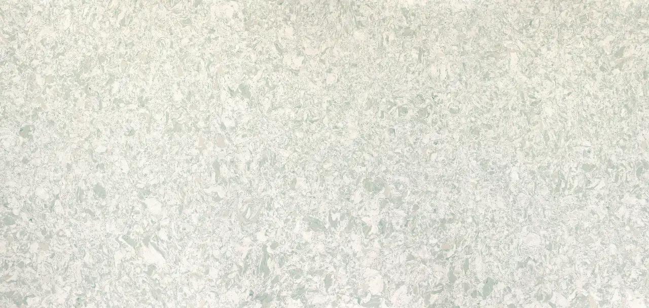 Cambria Quartz Clifton countertops with green and beige swirls on light base, perfect for kitchen countertops by Granite Guy Inc.