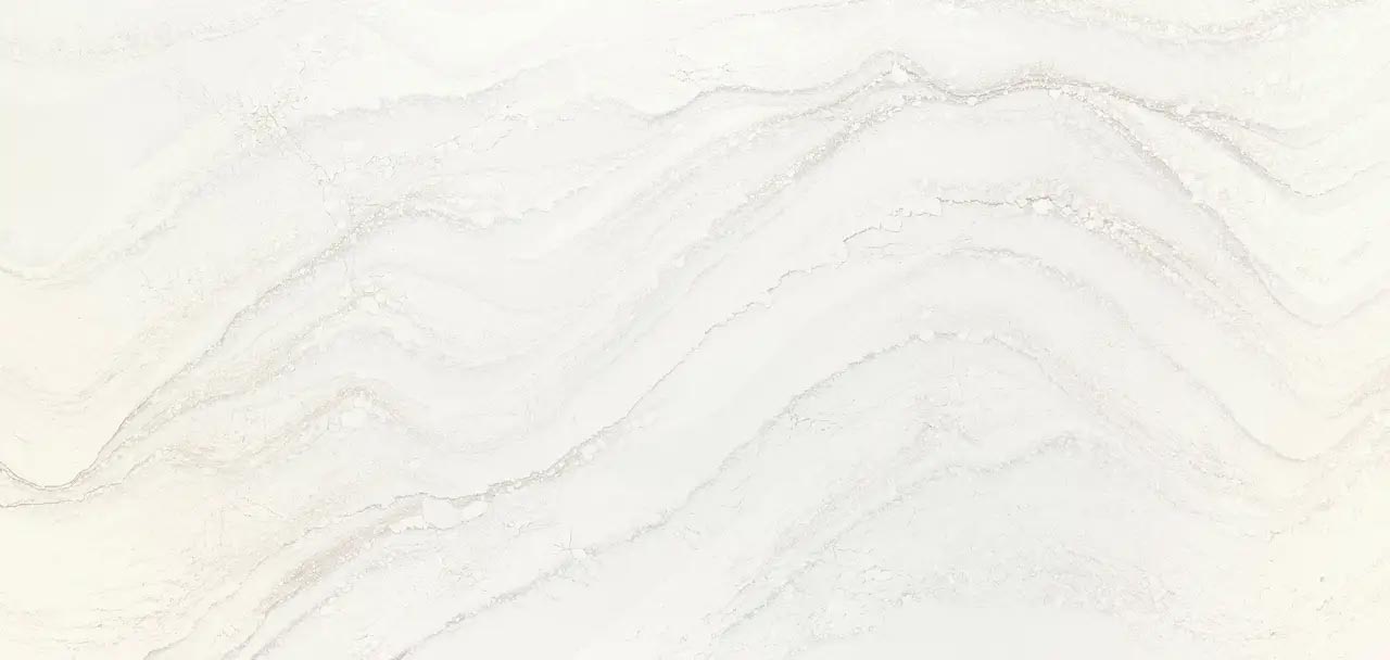 Cambria Quartz Everleigh countertops with white tone and flowing gray veining, perfect for kitchen countertops by Granite Guy Inc.