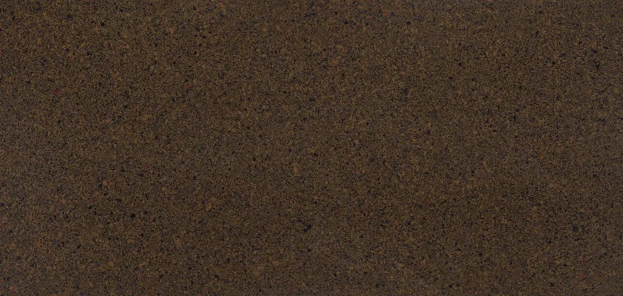Cambria Quartz Park Gate countertops with rich brown speckled pattern, perfect for kitchen countertops by Granite Guy Inc.
