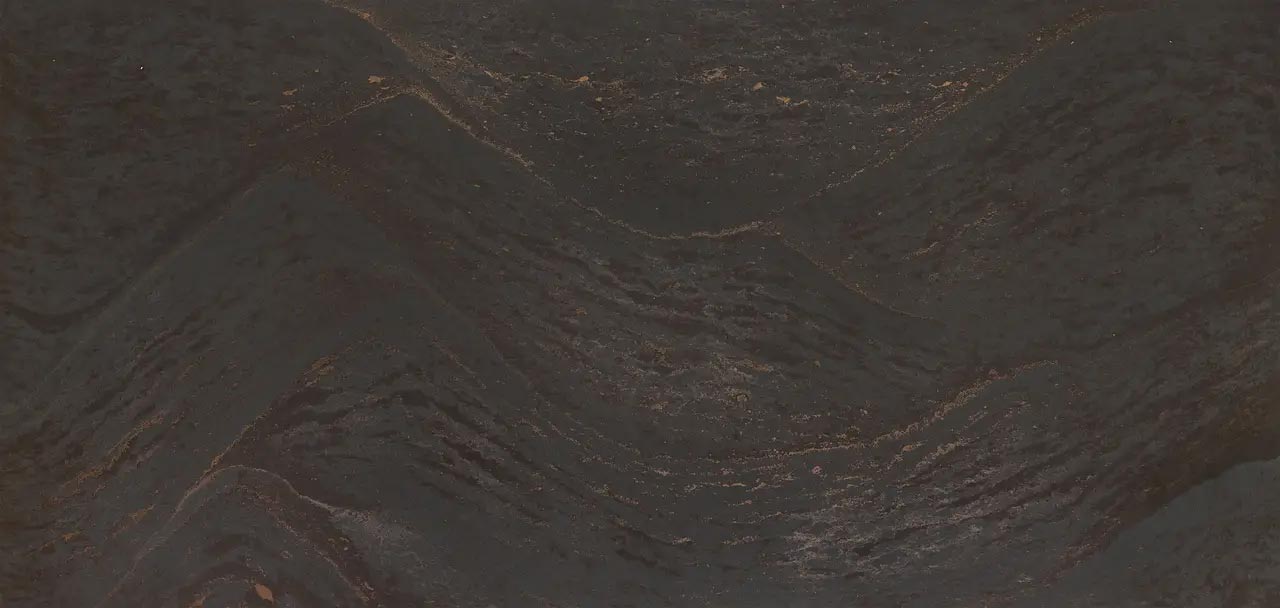 Cambria Quartz Remington Brass countertops with black base and golden waves, perfect for kitchen countertops by Granite Guy Inc.