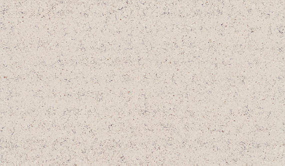 One Quartz Alpine Winter countertops in a warm beige tone with multicolor speckling, ideal for kitchen countertops. One Quartz by Granite Guy Inc.