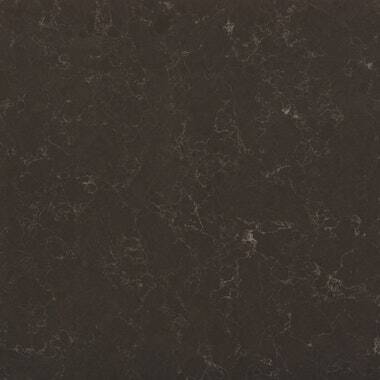 Silestone Quartz Calypso countertops in deep espresso with soft white veining, perfect for kitchen countertops. Silestone quartz by Granite Guy Inc.