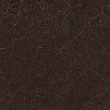 Silestone Quartz Château Brown countertops with rich chocolate tones and soft veining, great for kitchen countertops. Silestone quartz by Granite Guy Inc.