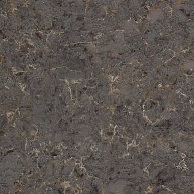 Silestone Quartz Copper Mist countertops with bold brown and copper veining, perfect for kitchen countertops. Silestone quartz by Granite Guy Inc.
