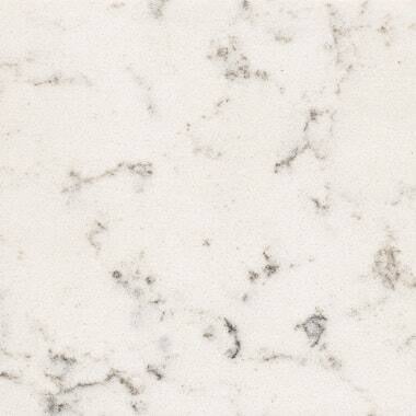 Silestone Quartz Lyra countertops with soft marble-like veining, perfect for kitchen countertops. Silestone quartz by Granite Guy Inc.