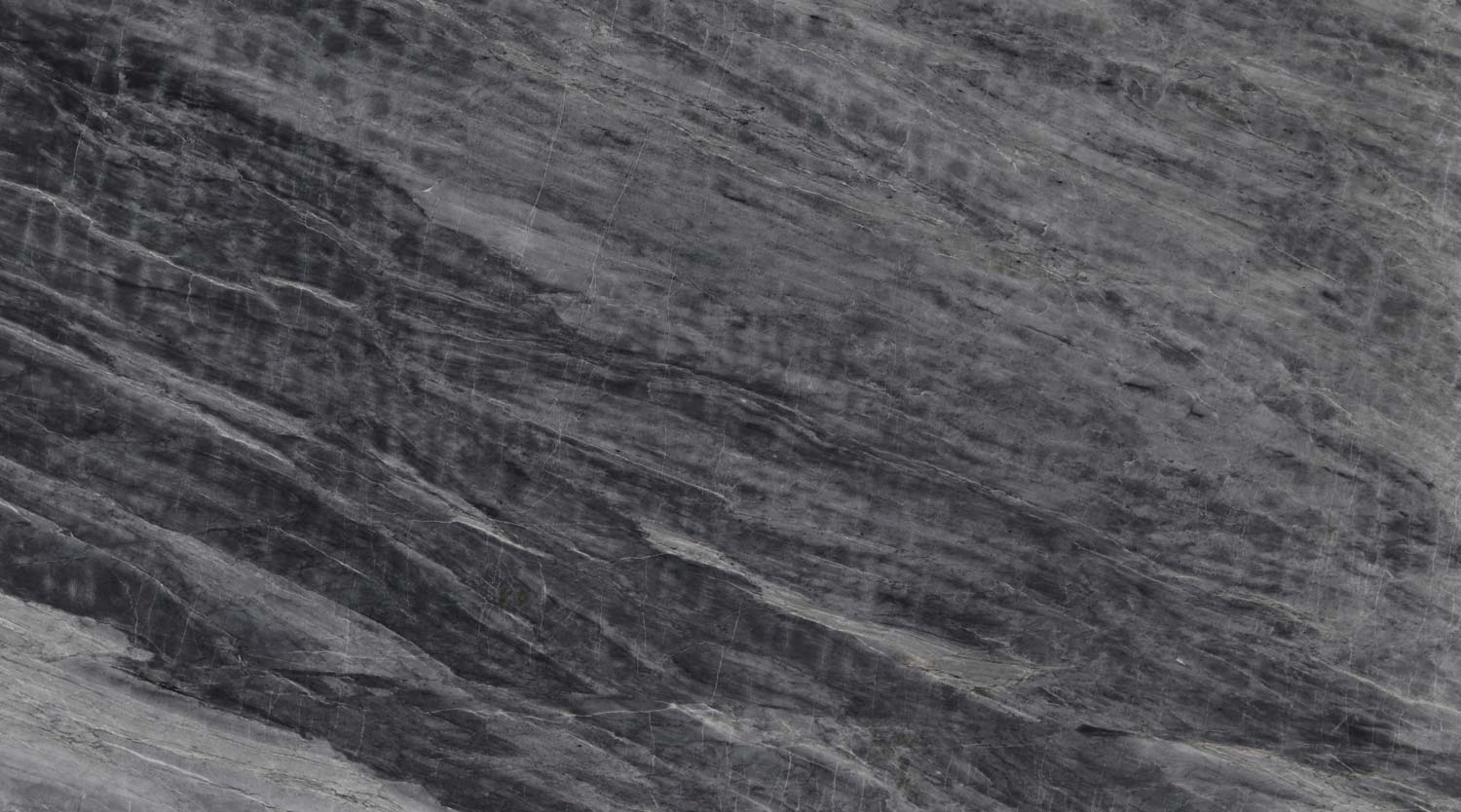 Angeli Blue quartzite countertops with deep blue-gray hues and striking patterns, perfect for luxury kitchen countertops by Granite Guy Inc.