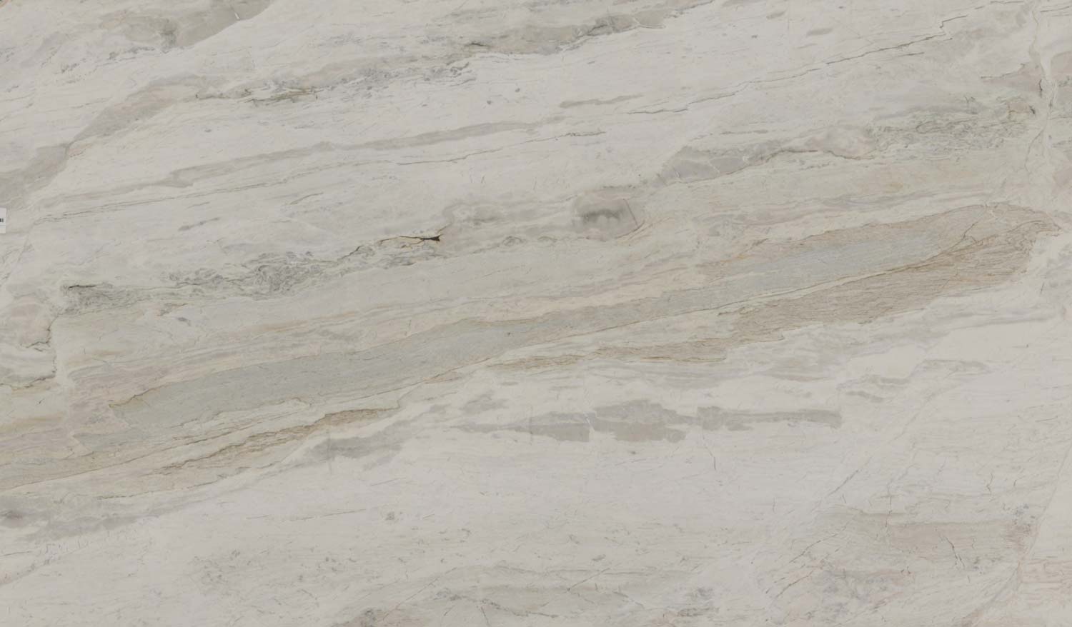 Milano quartzite countertops with soft beige and gray waves, ideal for kitchen countertops and stylish islands by Granite Guy Inc.